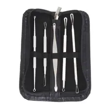 5 шт./компл. инструмент для удаления угрей из нержавеющей стали инструмент для удаления дефектов кожи