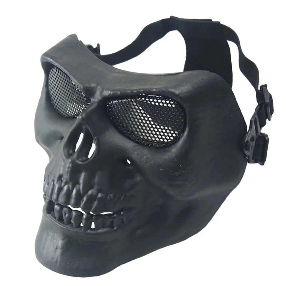 

Skull Skeleton Face Protective Mask for Halloween Party Airsoft Mask Face Mask Hunting Tactical Outdoor CS Party Face Mask