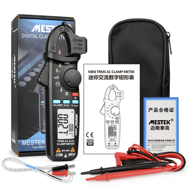 Medidor Pinza Digital Auto de la gama multímetro AC/DC Pinza Amperimetrica verdadero RMS de tensión de Ressistance actual probador Medidor Pinza Digital Auto de la gama multímetro AC/DC Pinza Amperimetrica verdadero RMS de tensión de Ressistance actual probador