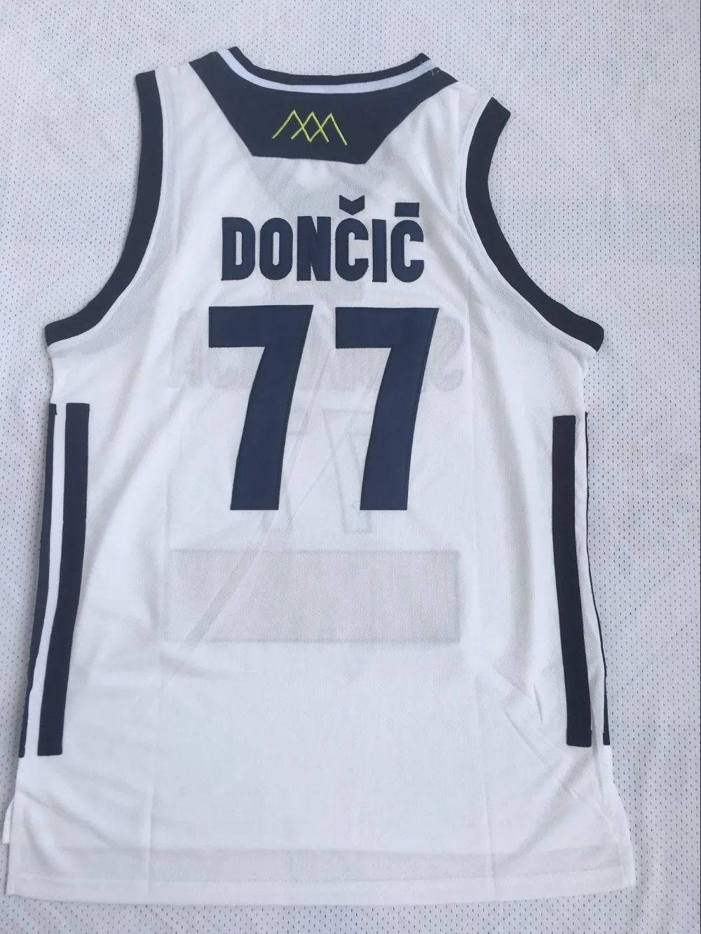رجل #77 لوكا Doncic جيرسي رخيصة إرتداد كرة السلة جيرسي slovenija فريق ريترو مخيط قمصان سلة قمصان رياضية