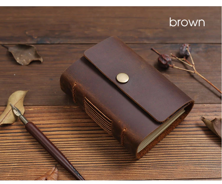 Cheap diary leather notebook