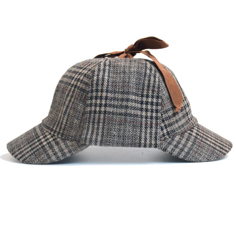 Deerstalker для Шерлока Холмса шляпа детектива Конана Холмса шляпа