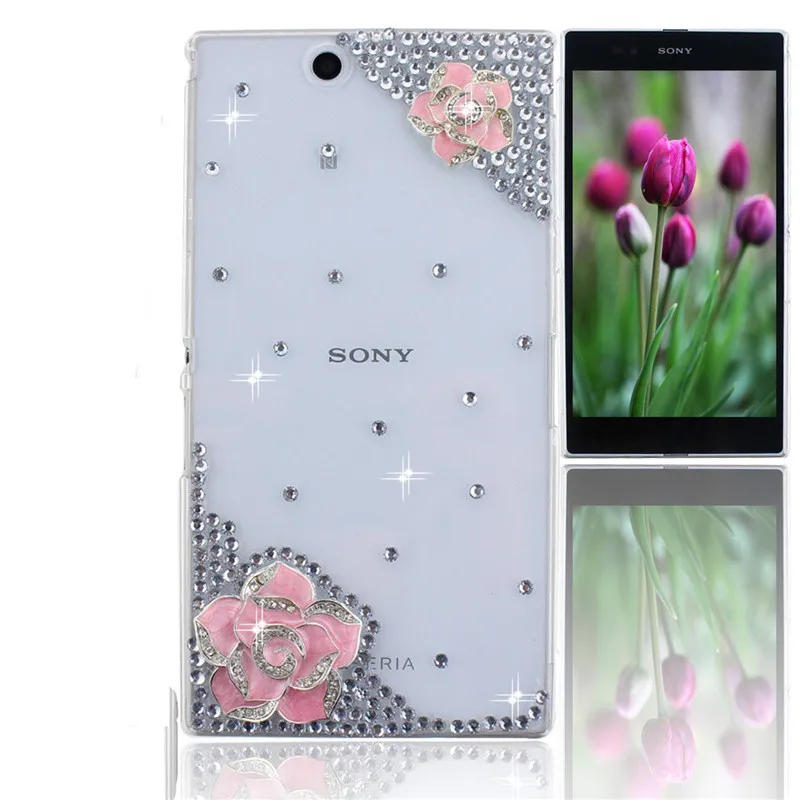 3D шикарный diy Роскошный чехол с бриллиантами для Sony Xperia Z5/X Mini X Compact/XZ XR/XA/XA1 XA2