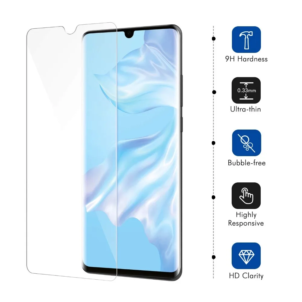 HUAWEI MATE 20X Hauwei P30 Pro Tempered Glass Screen Protector 9H Phone Protective Film for Huawei P30 Pro Mate 20 Pro