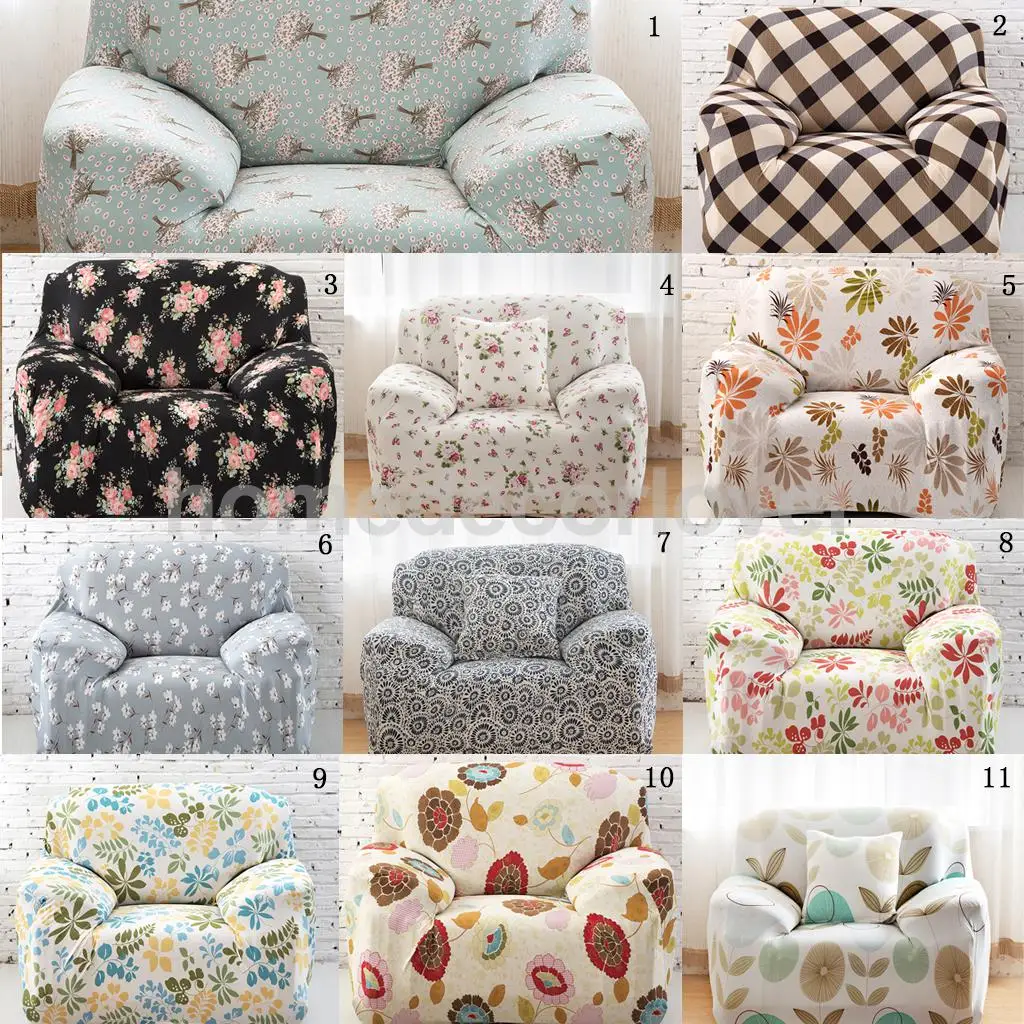 

Single Sofa Armchair Slipcover Elastic Seat Couch Cover Washable Slip Cover
