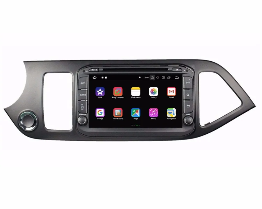 Flash Deal Android 8.1 Quad Core Car Radio DVD GPS Multimedia Player for Kia Morning Picanto 2014 With 2GB RAM Bluetooth WIFI Mirror-link 2