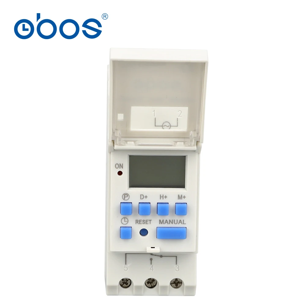 

240V-220V 16A new arrival timer digital built-in battery din timer with 16 times on/off per day/weekly time set range 1min-168H