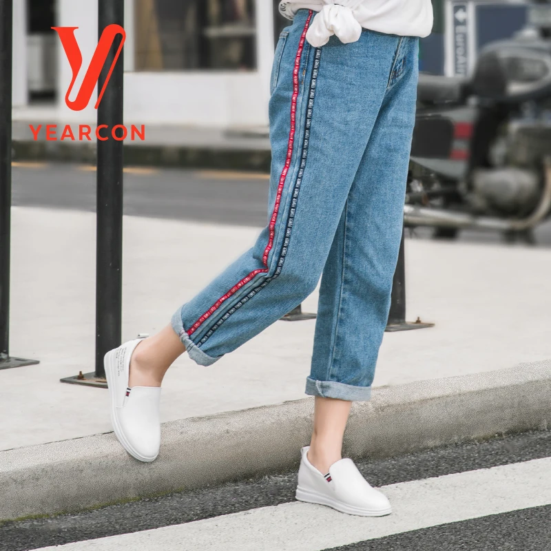 

YEARCON Women Sneaker Fashion Flat Shoes For Female Casual Shoes 9161DD26070W