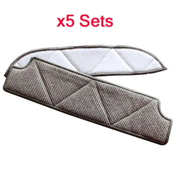 

5set Mopping Cleaning Cloth Mop Cloths for Ecovacs Winbot W710 W730 TBW60TG TBW61 WRN60 WRN70 Vacuum Cleaner Replacement Parts