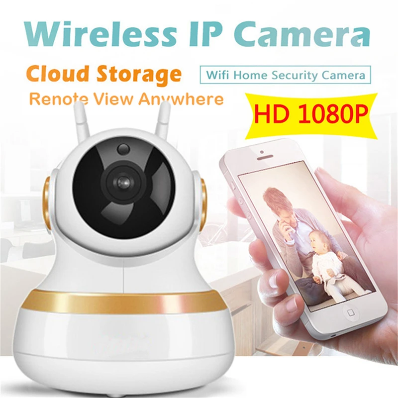 WIFI 1080P IP Camera Wireless Home Security IP Camera Surveillance Camera Wifi Night Vision CCTV Camera Baby Monitor 32G card
