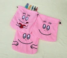 IVYYE 1PCS Pink PAPA Cartoon Drawstring Bags Cute Plush storage handbags makeup bag Coin Bundle Pocket Purses NEW