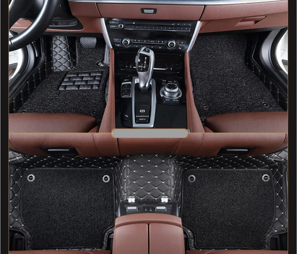  For Honda CIVIC 2011-2015 Floor Mats Foot Carpets Auto Step Mat High Quality Brand New Embroidery L