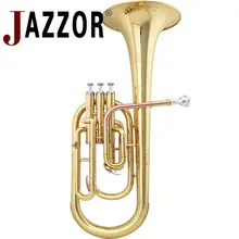 Профессиональный альт Рог JAZZOR JYAH-E100 E плоские ключи высокого класса золото латунь духовой инструмент с мундштуком и чехол