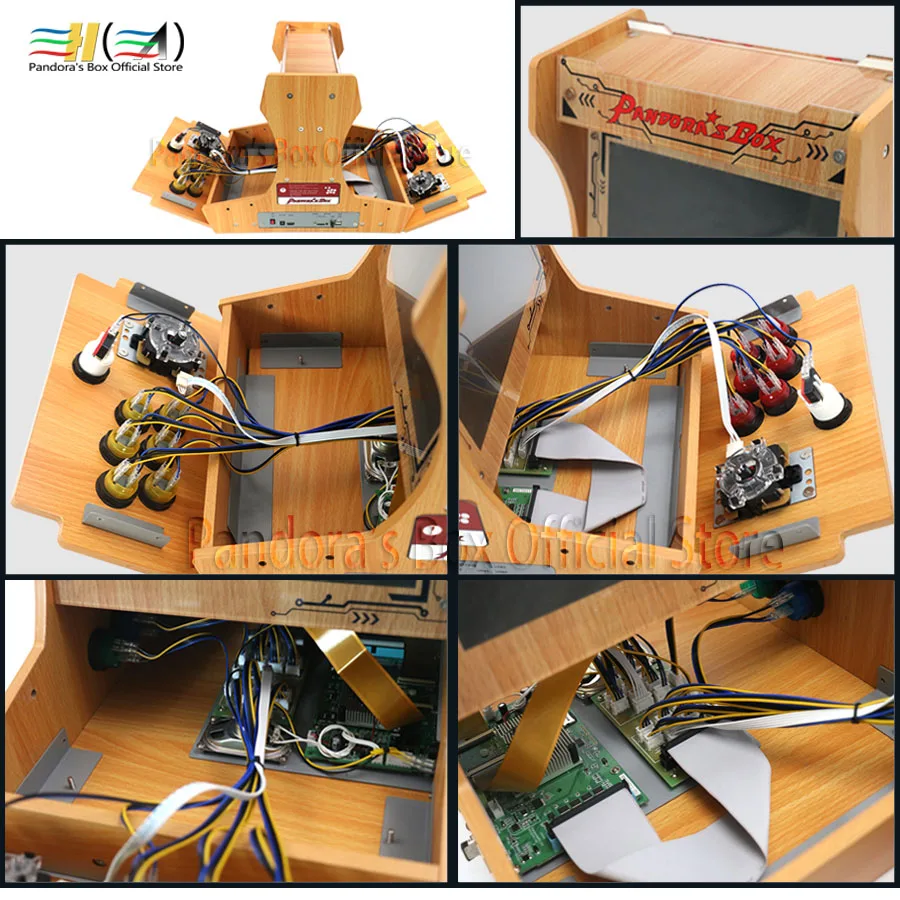 Pandora's box diy bartop arcade Wooden Double fighting machine bartop mini arcade machine pandora box 6 motherboard 1300 in 1 Pandora's box diy bartop arcade Wooden Double fighting machine bartop mini arcade machine pandora box 6 motherboard 1300 in 1