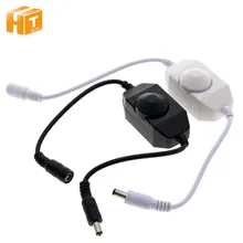 Atenuador de brillo LED, ajuste del controlador para DC12-24V cinta de LED de único Color