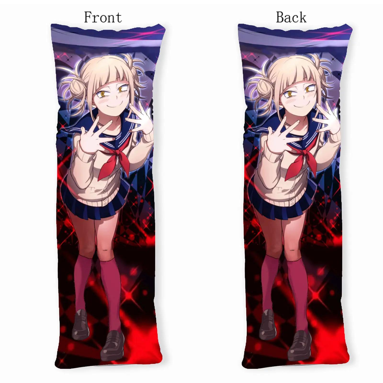 

Anime Boku No My Hero Academia Himiko Toga Dakimakura Body Pillow Case Cover Double Side Printing 150x50cm