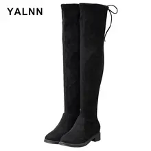 YALNN Knee High Basic Boots Rubber Women Shoes Winter Women Booties Over Knee Boots Womens Boots Women Leather Fur Winter Shoes YALNN Knee High Basic Boots Rubber Women Shoes Winter Women Booties Over Knee Boots Womens Boots Women Leather Fur Winter Shoes