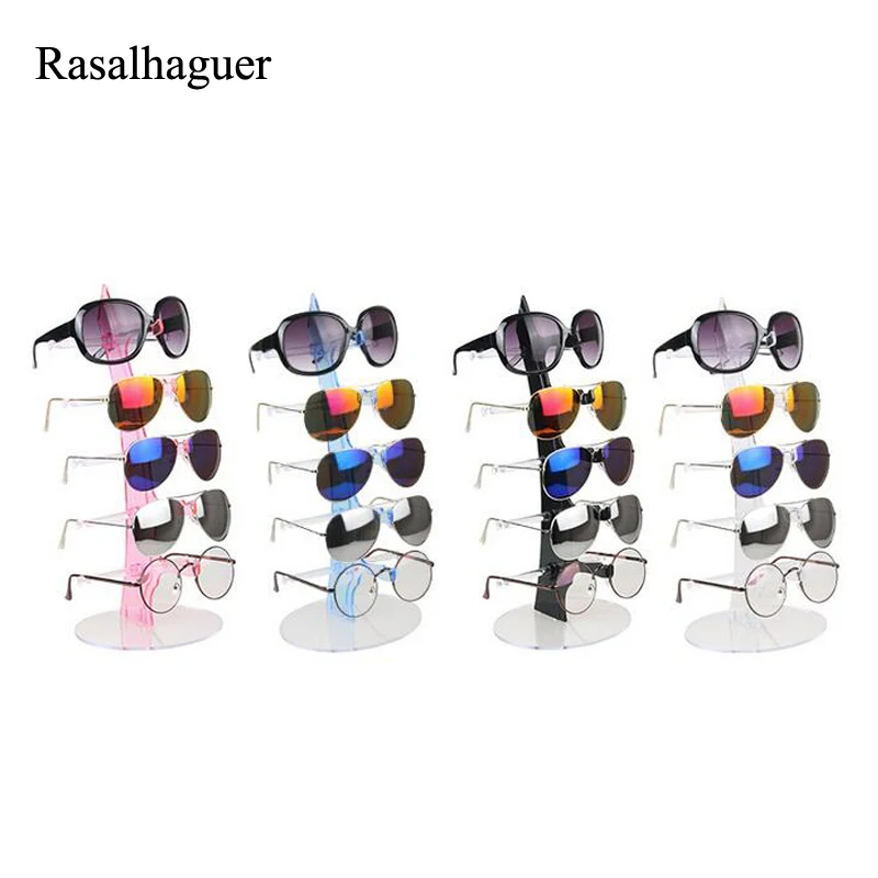 Nice 5 Layers Sunglasses Holder Glasses Display Rack Counter Stand Jewelry Show Packaging & Display Eyeglasses Storage Tool