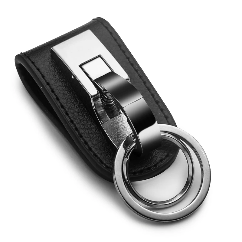 

2019 Honest Men Key Chain Luxury Belt Hanging KeyChains Buckle Classic Vintage Key Ring Holder Waist Hanging Fathers Day Gift