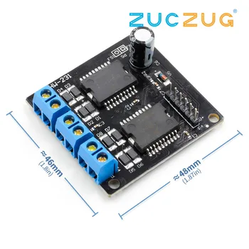 

New Dual MC33886 Motor Driver Module 5A for Robot Smart car 5-12V