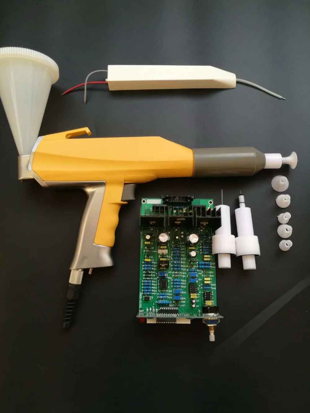 whole set Electrostatic powder coating experiment system with