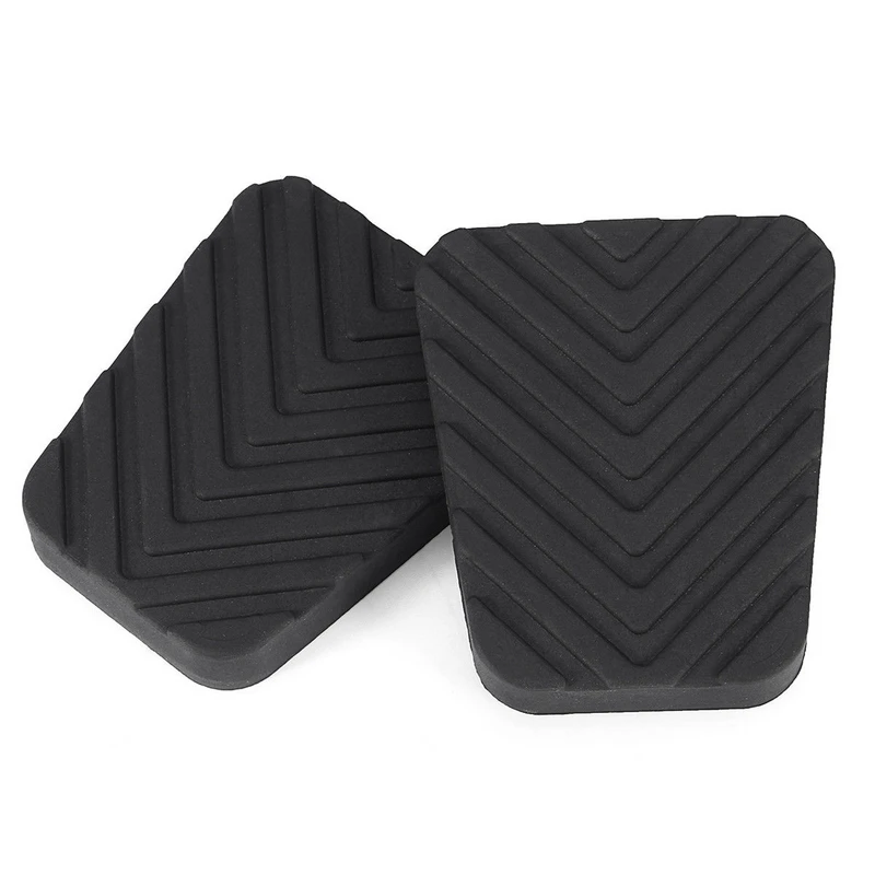 2Pcs Cafoucs Car Brake Clutch Pedal Rubber Pad Cover For Hyundai Accent Sonata Santa Fe H100 For kIA Rio Optima Parts 3282536000