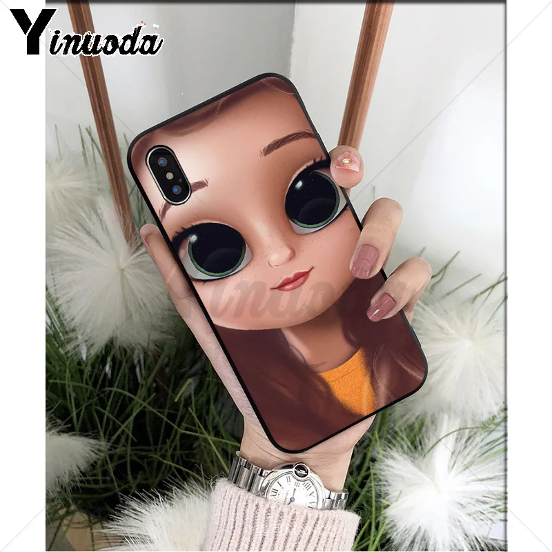 big eyes girl cartoon