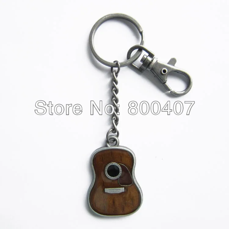 Key Ring (GUITAR) KEYRING MU071-in Key Chains from Jewelry