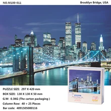 Детские головоломки для мальчиков и девочек, модели образовательных игрушек 1000, для взрослых, архитектурный пейзаж, творческие подарки для декомпрессии