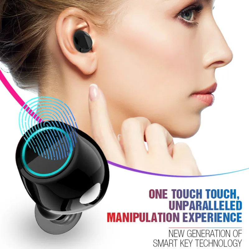 

Bluetooth earphone TWS Earbuds Wireless Bluetooth Earphones Stereo Headset Bluetooth Earphone Built-in Microphone Hands-free
