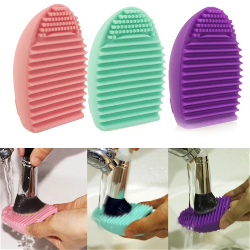 Silicone Cleaners Egg Cleaning Make Up Washing Brush Egg Cleaning