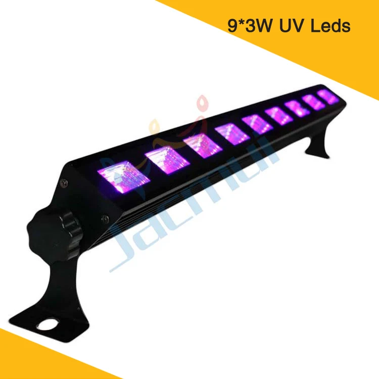 

Christmas New Year Decoration Stage Effect Light 9*3W Leds UV Black Light For Fluorescent Poster