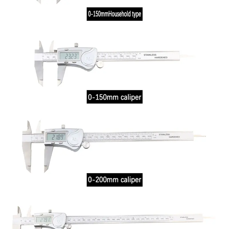 150/200/300 мм электронный цифровой штангенциркуль с нониусом IP54 Водонепроницаемость измерительный инструмент Водонепроницаемый Нержавеющая сталь суппорт
