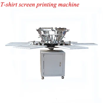 

110kg 6 Color 6 Station T-shirt Screen Printing Machine Come Swith Base H0275