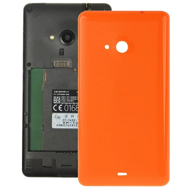 Матовая поверхность Пластиковая Задняя крышка корпуса Замена для microsoft Lumia 535