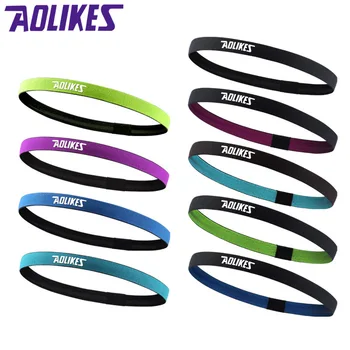 

Women Men Headband Outdoor Sport Silica Anti-slip Elastic Sweatband Yoga Exercise Fitness Running Biking Absorb Sweat Bandeau