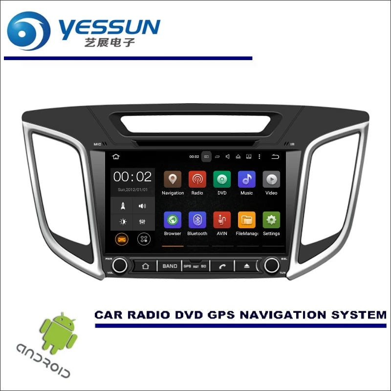 

YESSUN Android Car Multimedia Navigation Audio For Hyundai iX25 2014~2016 CD DVD GPS Player Navi Radio Stereo HD Screen