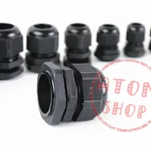 10 шт./лот высокое качество IP68 PG19 для 12-15 мм кабель ce Водонепроницаемый нейлон Пластик кабельный ввод Разъем