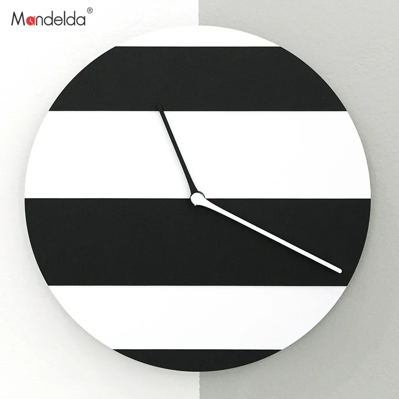 Mandelda Wall Clocks Wall Watches Home Decor Wooden Wall Clock Vintage Cuckoo Clock Wall Digital Clock Silent