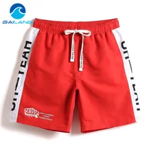 GAILANG Брендовые мужские пляжные шорты, пляжная одежда, короткие мужские плавки, быстросохнущие купальники, спортивные Бермуды, мужские боксеры для геев