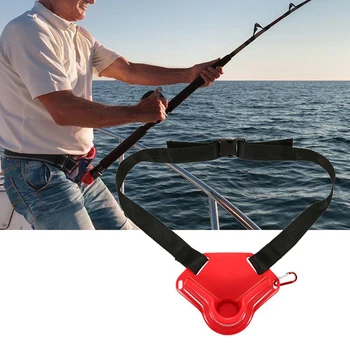 

Adjustable Waist Belt Fishing Supplies Fishing Rod Belly Support Holder For Boat Sea Fishing Accessories