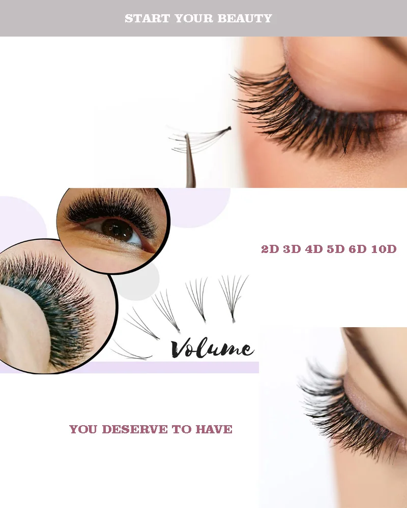 PREMADE EYELASH EXTENSIONS