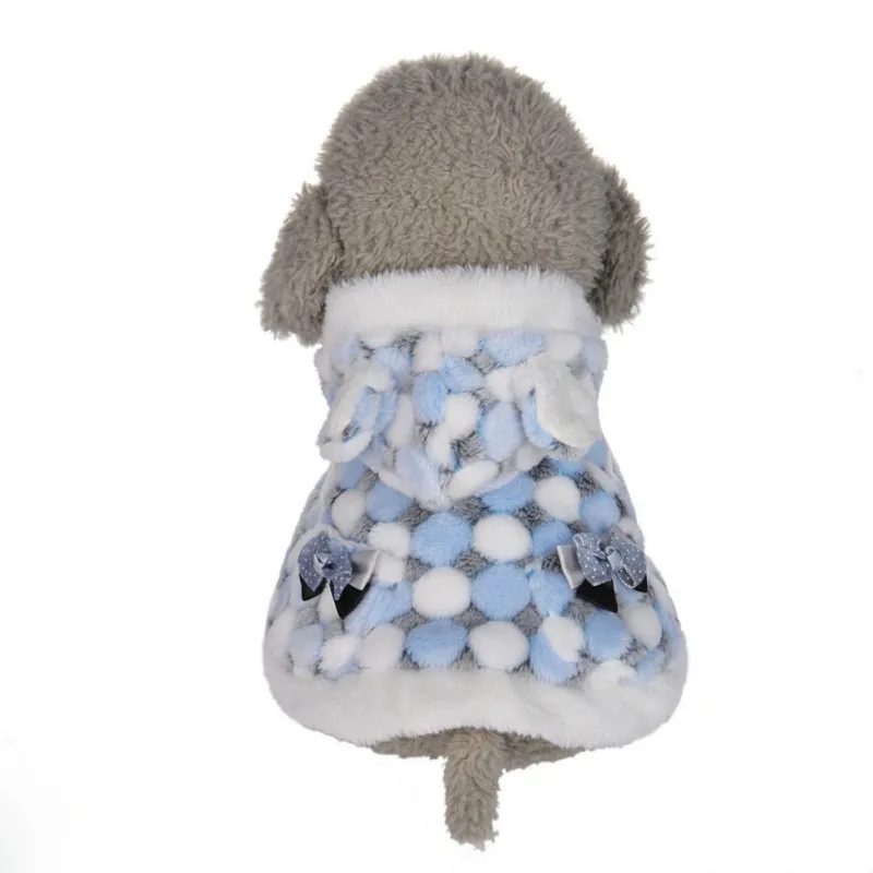 

Pet Puppy Little Girl Sweater Apparel Products Dogs Winter Warm Pet Cute Sweater Dog Clothes Dress with Bow
