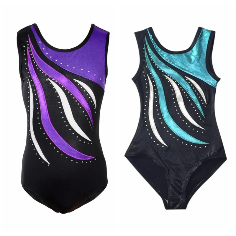 

Girls Kids Ballet Dress Bright Gymnastics Performance Clothes for girls Dance Wear Sleeveless Practice Figure Skating Dance Suit