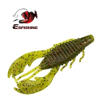 ESFISHING профессиональная приманка Bobby Fatty Craw 6 шт. 100 мм Рыболовная Приманка Мягкая приманка Pesca воблеры Джеркбейт приманка для джигинга