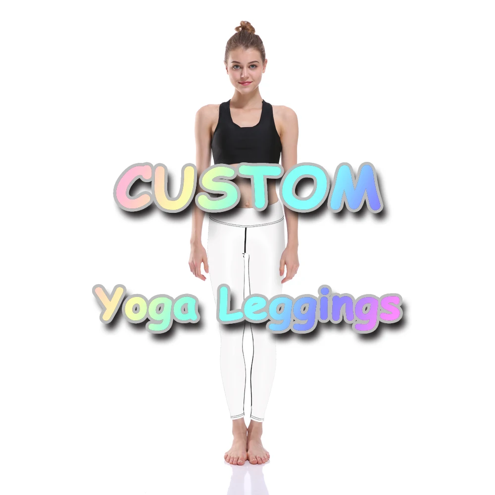 

Anti-Samely Custom leggings fashion 3D women mixing print balanced fitness slim high waist pants Drop ship free shipping