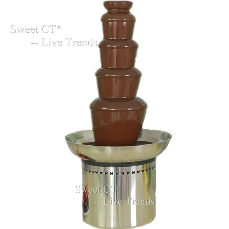 Gifco 5 Tier Commercial Chocolate Fountain Christmas Wedding Event
