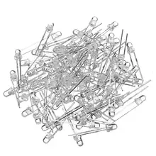 100 шт F3 3 мм Быстрый мигающий, RGB Радуга многоцветный свет излучающий диод Круглый СВЕТОДИОДНЫЙ полноцветный