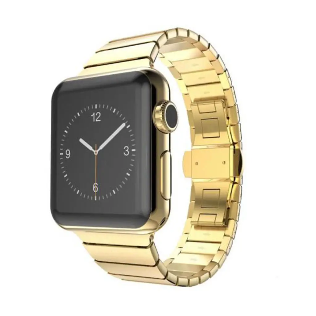 Ремешок для часов apple watch звеньевой браслет 1:1 копия 316L ремешок из нержавеющей