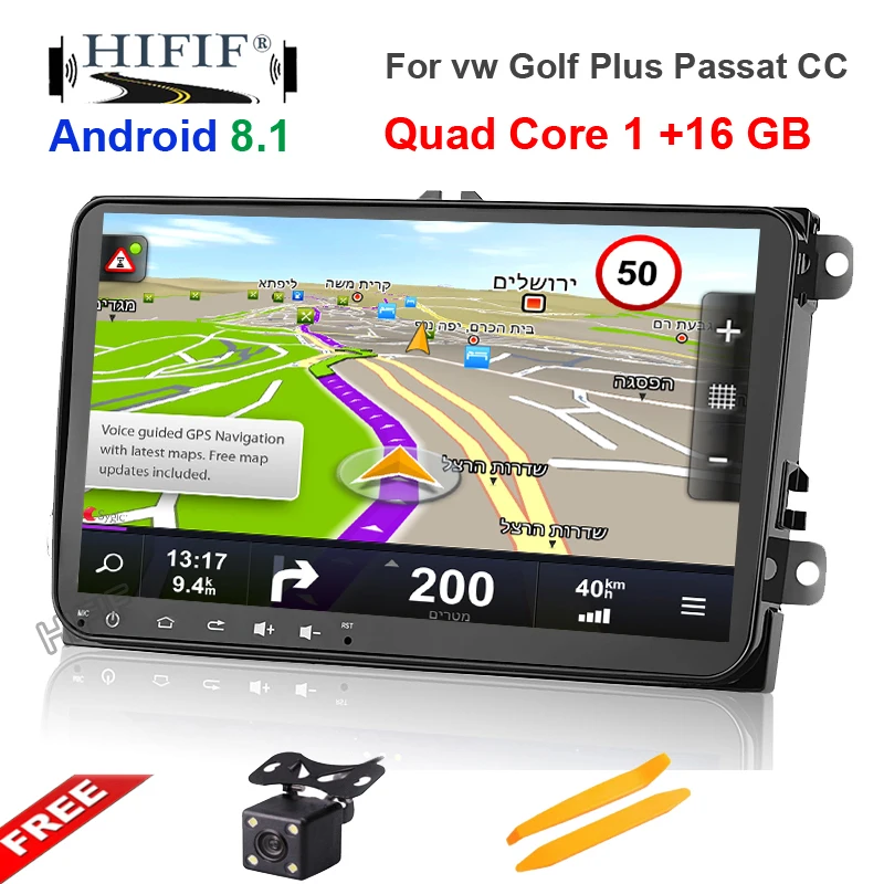 

2 din 9'' Android 9.1 1G RAM Car Radio Stereo GPS Navi for VW Passat B6 CC Polo GOLF 5 6 Touran Jetta Tiguan Magotan Seat